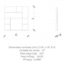 Revestimento Cimento Relevo Parede Mosaico Eroso Strutturare